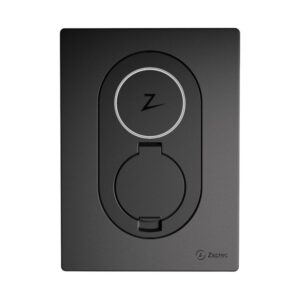 Zaptec Go - sähkauton latausasema valkoisella taustalla